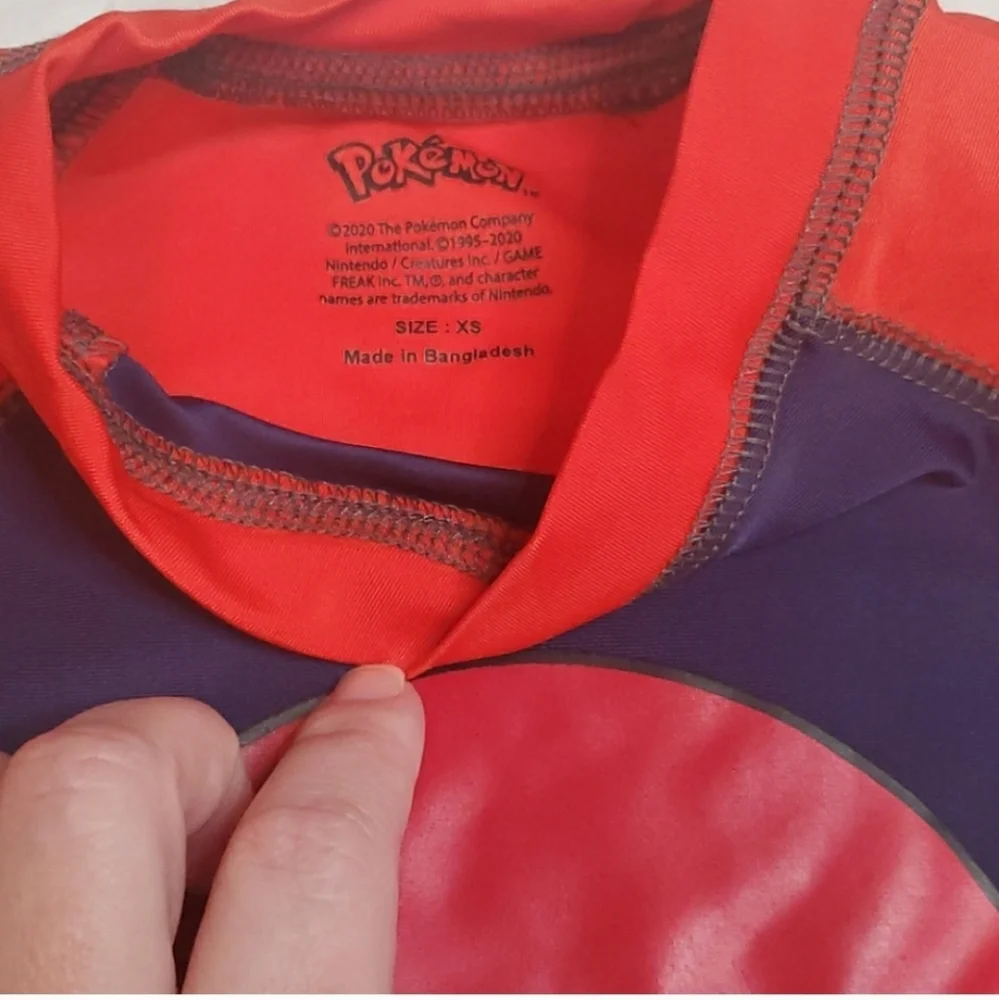 NWT Pokémon rash guard UPF 50+ swim top